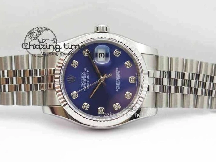 SS Edition Diam BP SS 116234 Dial Blue Markers SA3135 DateJust On Best Bracelet 0310